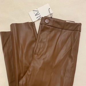 Zara Leather Leggings